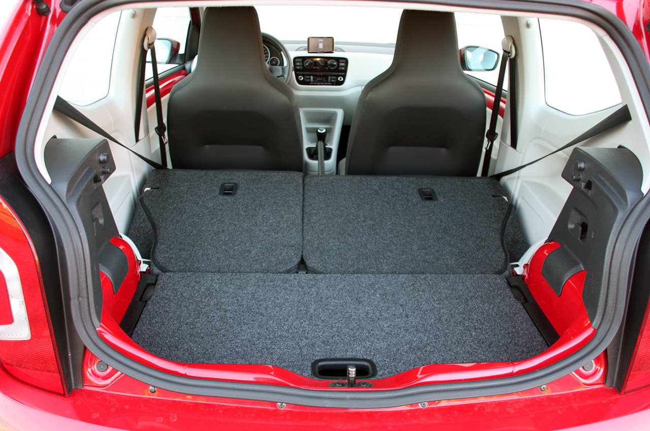 2012 Volkswagen Up! rear cargo area