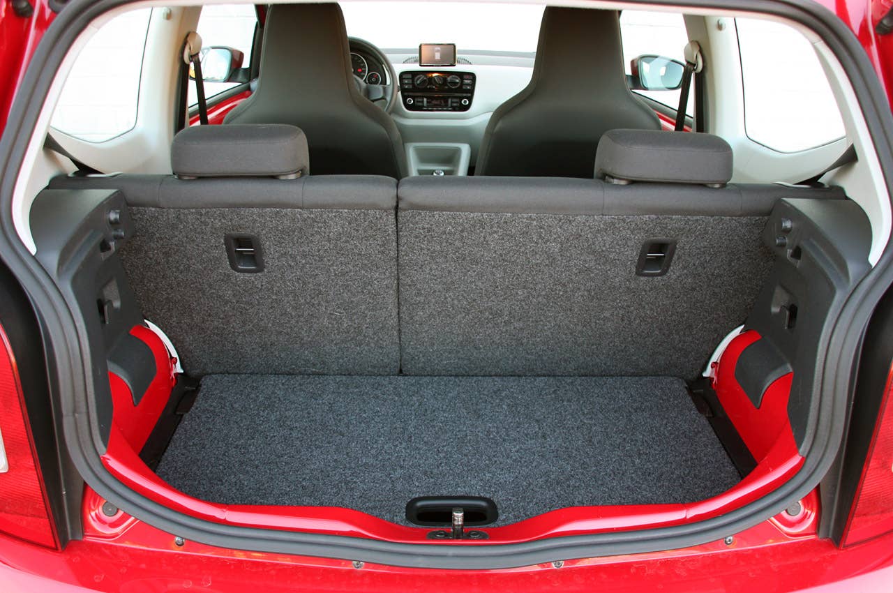 2012 Volkswagen Up! rear cargo area