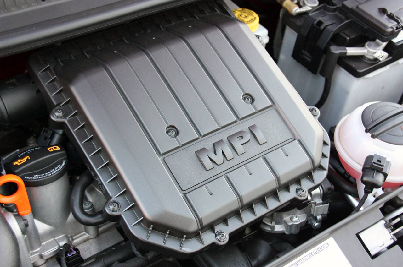 2012 Volkswagen Up! engine detail