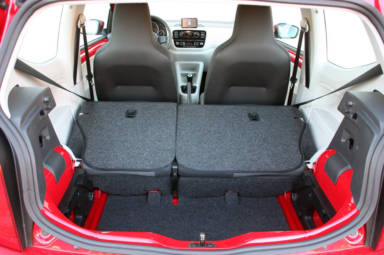 2012 Volkswagen Up! rear cargo area