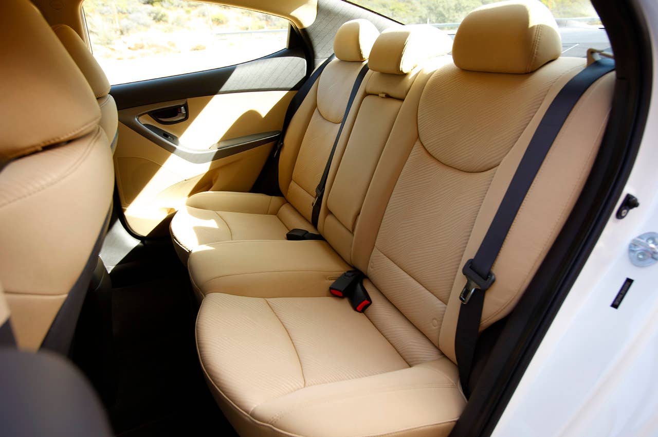 2011 Hyundai Elantra rear seats