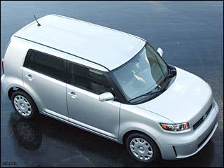 Scion Xb || MSRP: $15,650Turning Radius: 35 feetLength: 167 inches || Width: 69 inchesMpg: 22 city; 28 highwayGet a Free Price QuoteFeatures: Tire pressure monitoring system; side mirrors with turn signal indicators; dual stage airbags.Read More on the Scion Xb at Forbes.comRead More Articles at Forbes.comIn Pictures: Cars of the FutureIn Pictures: Best Rides for BillionairesIn Pictures: Ten Cars That Lose Value Fast