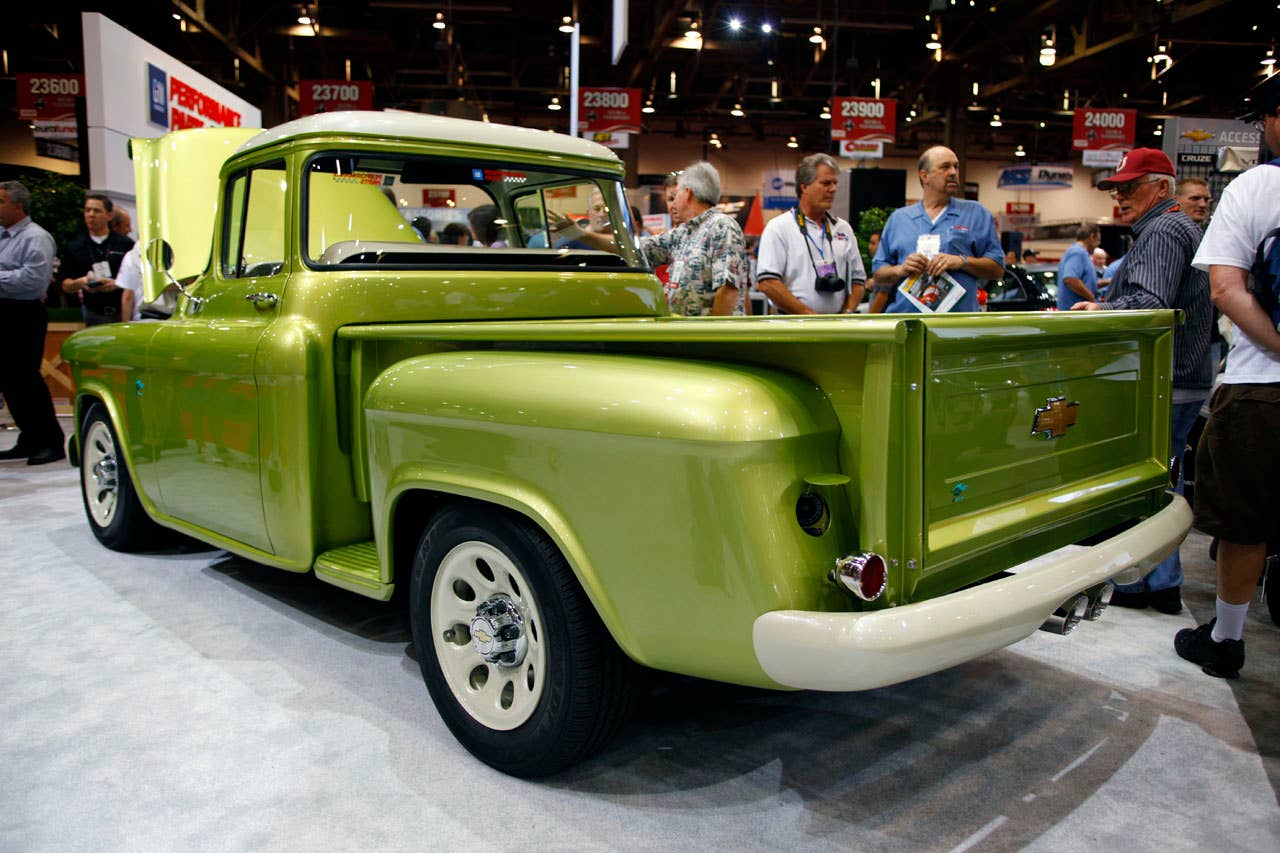 1955 Chevrolet E-Rod LS3 Pickup rear 3/4