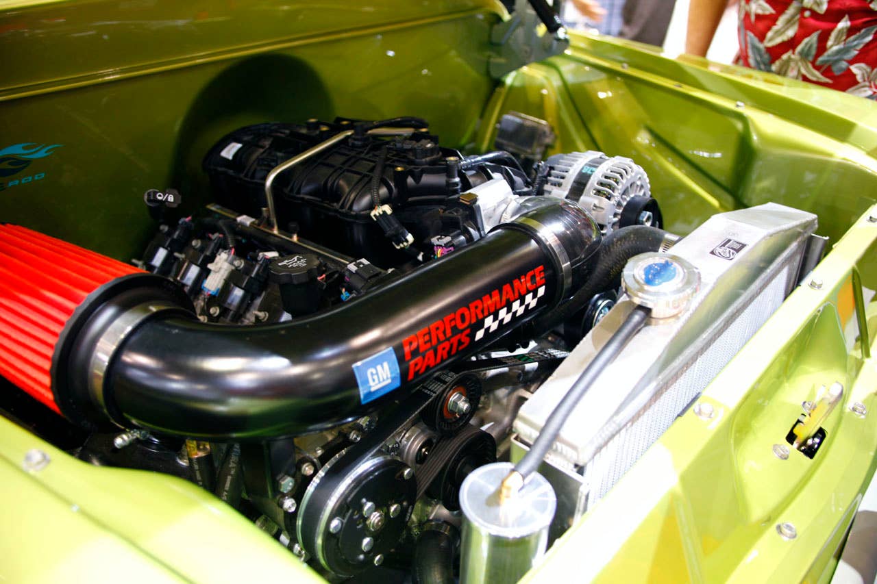 1955 Chevrolet E-Rod LS3 Pickup engine
