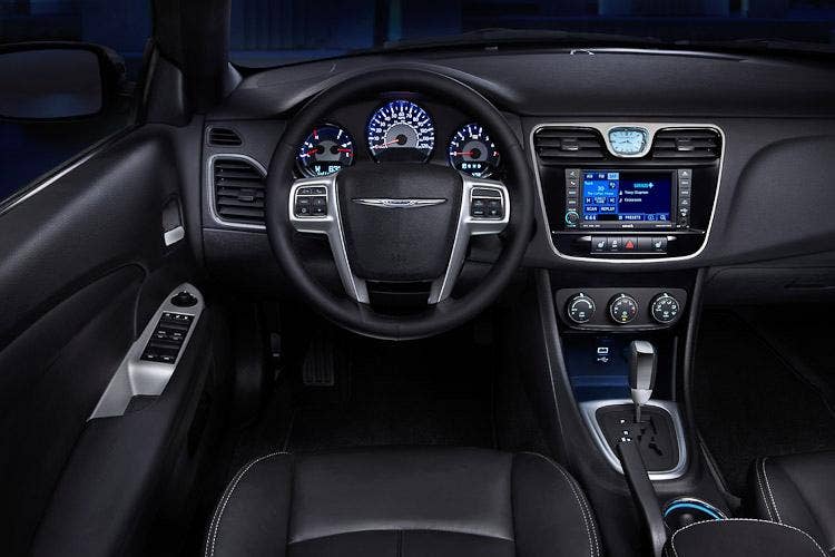 2012 Chrysler 200 Convertible interior