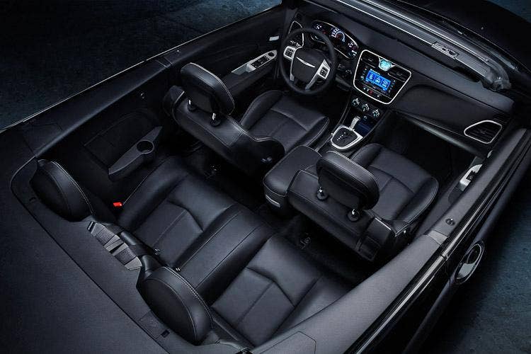 2012 Chrysler 200 Convertible interior