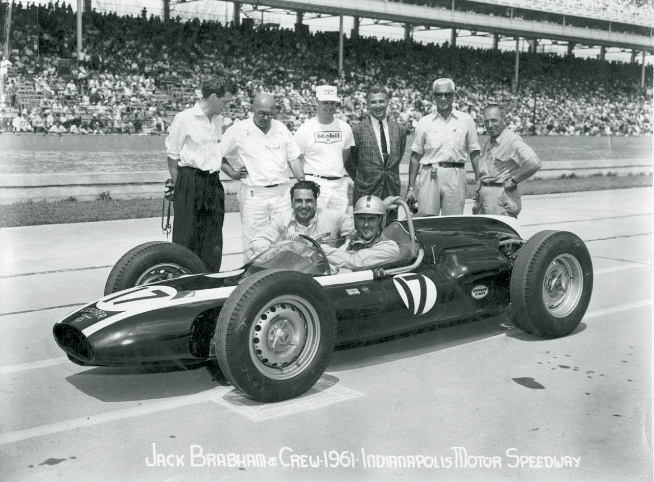 Coopers take the rear engine revolution to Indianapolis in 1961. This was the turning point for the rear engine domination (03/2003)