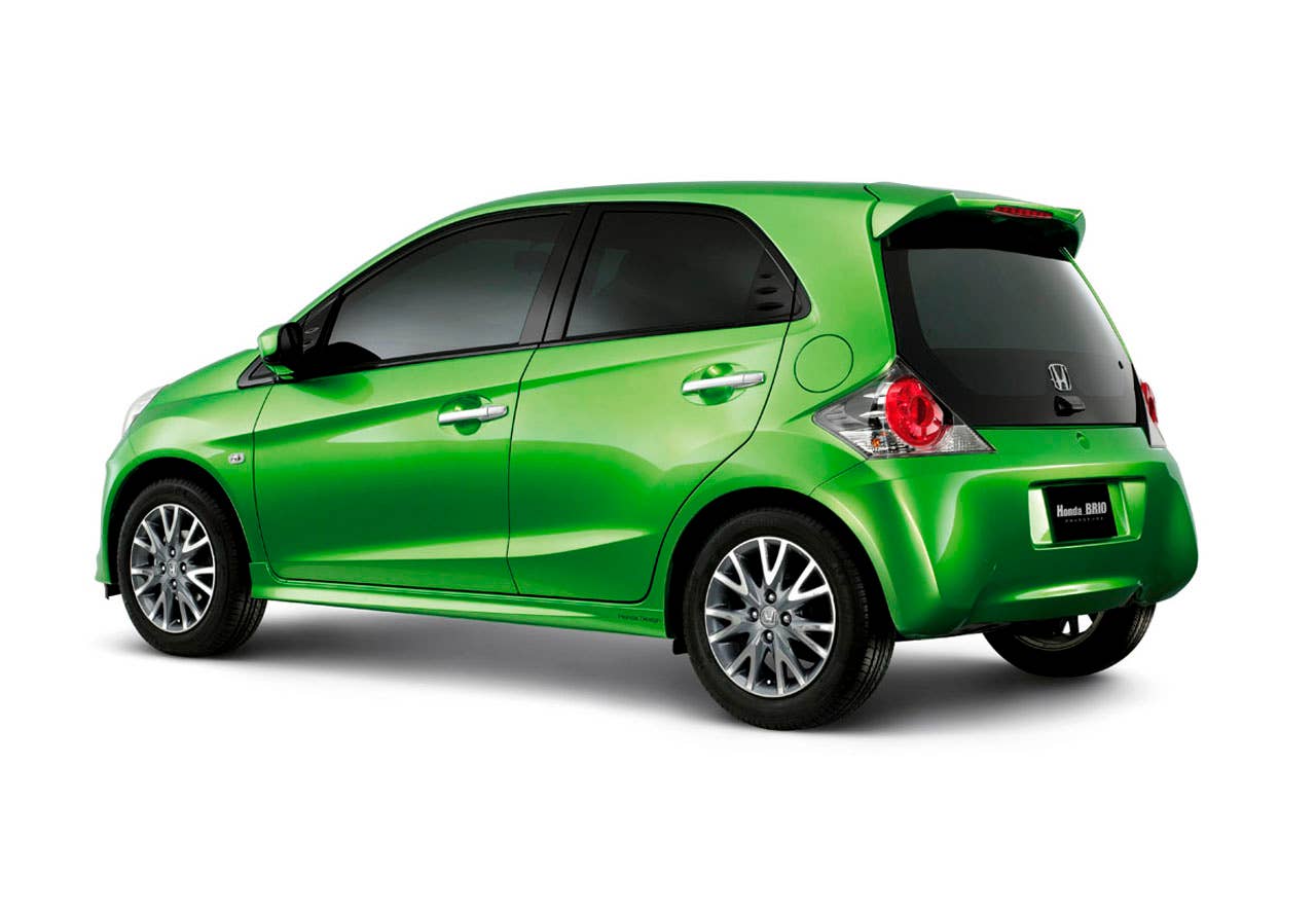 2011 Honda Brio rear 3/4