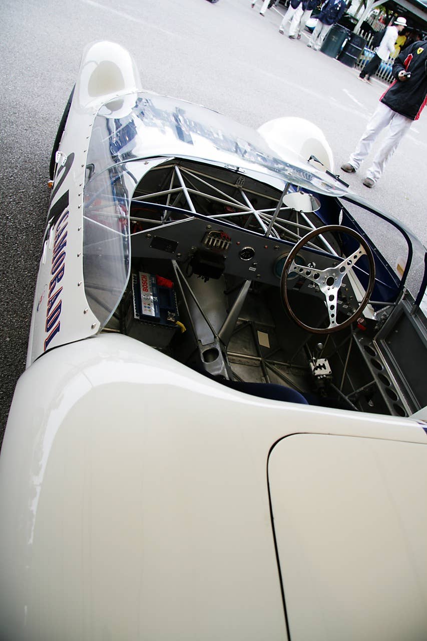 Interior of the famous Maserati 'Birdcage', in Tipo 61 'Streamliner' form