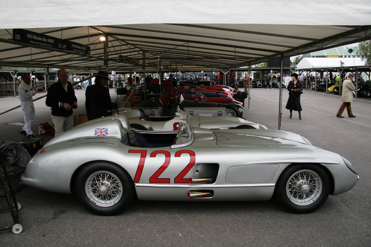 Mercedes-Benz 300SLR, famously driven by Moss to win the 1955 Mille Miglia