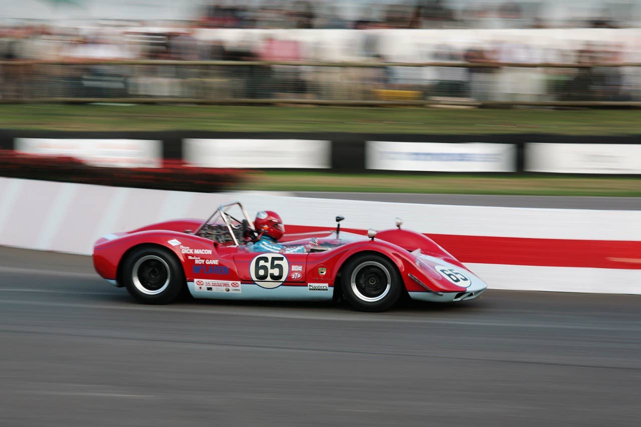McLaren-Chevrolet M1A going through The Chicane
