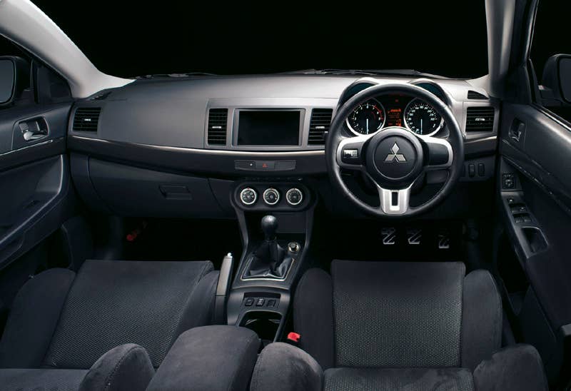 Lancer Evolution X GSR Dashboard