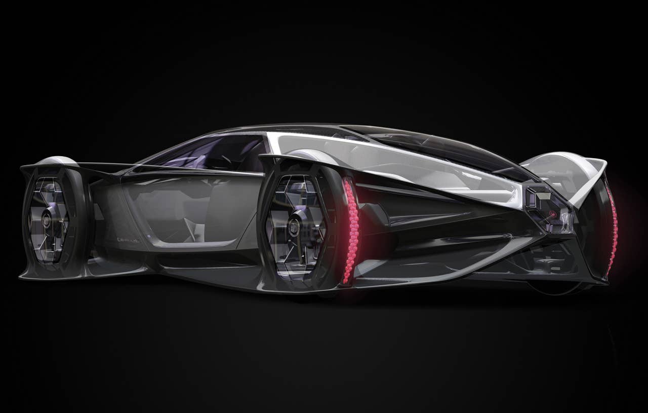The Cadillac Aera (Aero + Era) launches Cadillacs philosophy of Art and Science into new territory by taking an innovative and stylistic approach to ultra-light weight vehicle design.