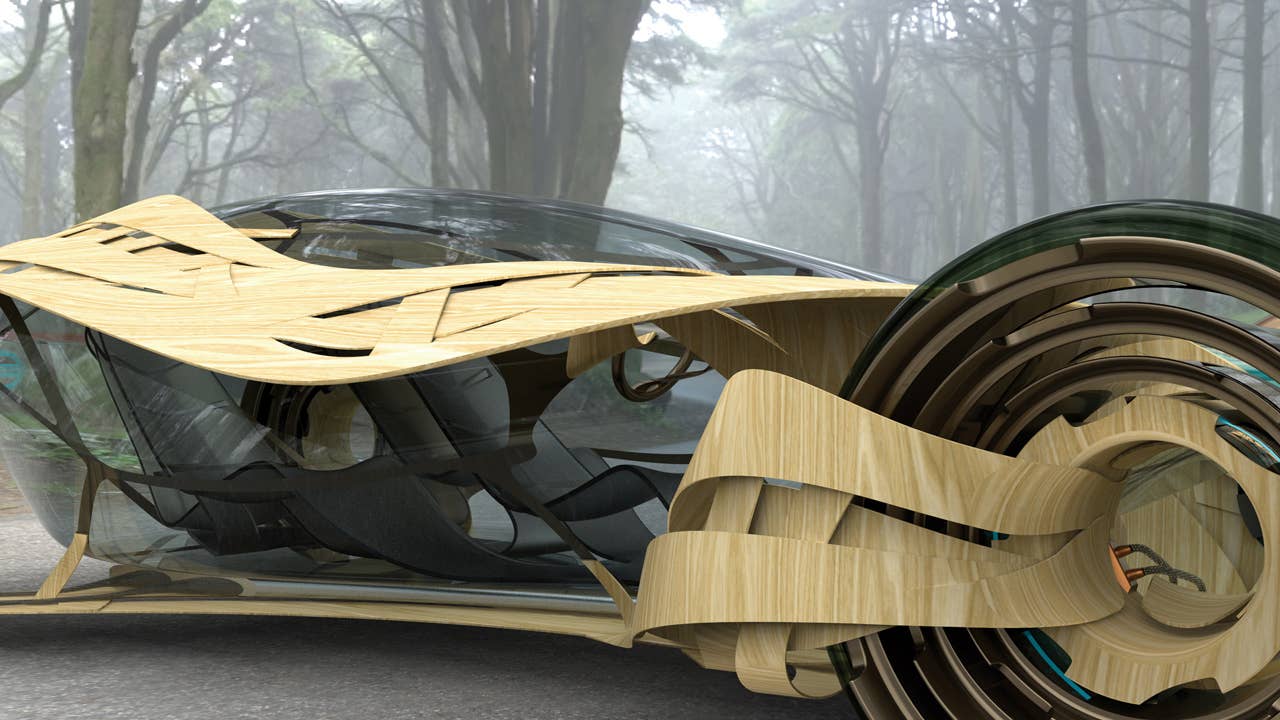 Infused with Nissans heritage of sports and performance, Nissan iV is a high-performance EV inspired by natures intelligent beauty and crafted by human ingenuity. The iV is a super-lightweight sports tourer that showcases organic synthetics, a revolutionary manufacturing technique in which automotive parts are cultivated like agriculture in a 100% sustainable, carbon-neutral process.