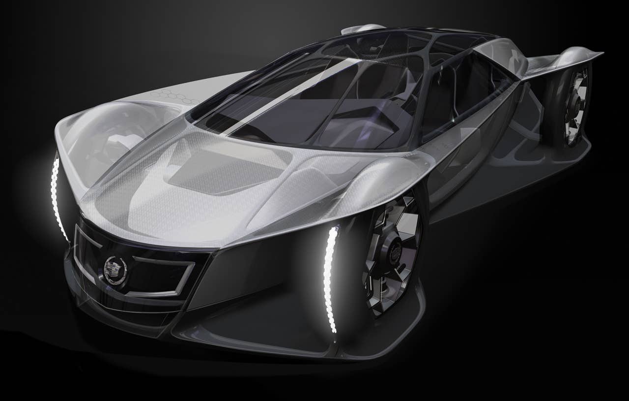 The Cadillac Aera (Aero + Era) launches Cadillacs philosophy of Art and Science into new territory by taking an innovative and stylistic approach to ultra-light weight vehicle design.