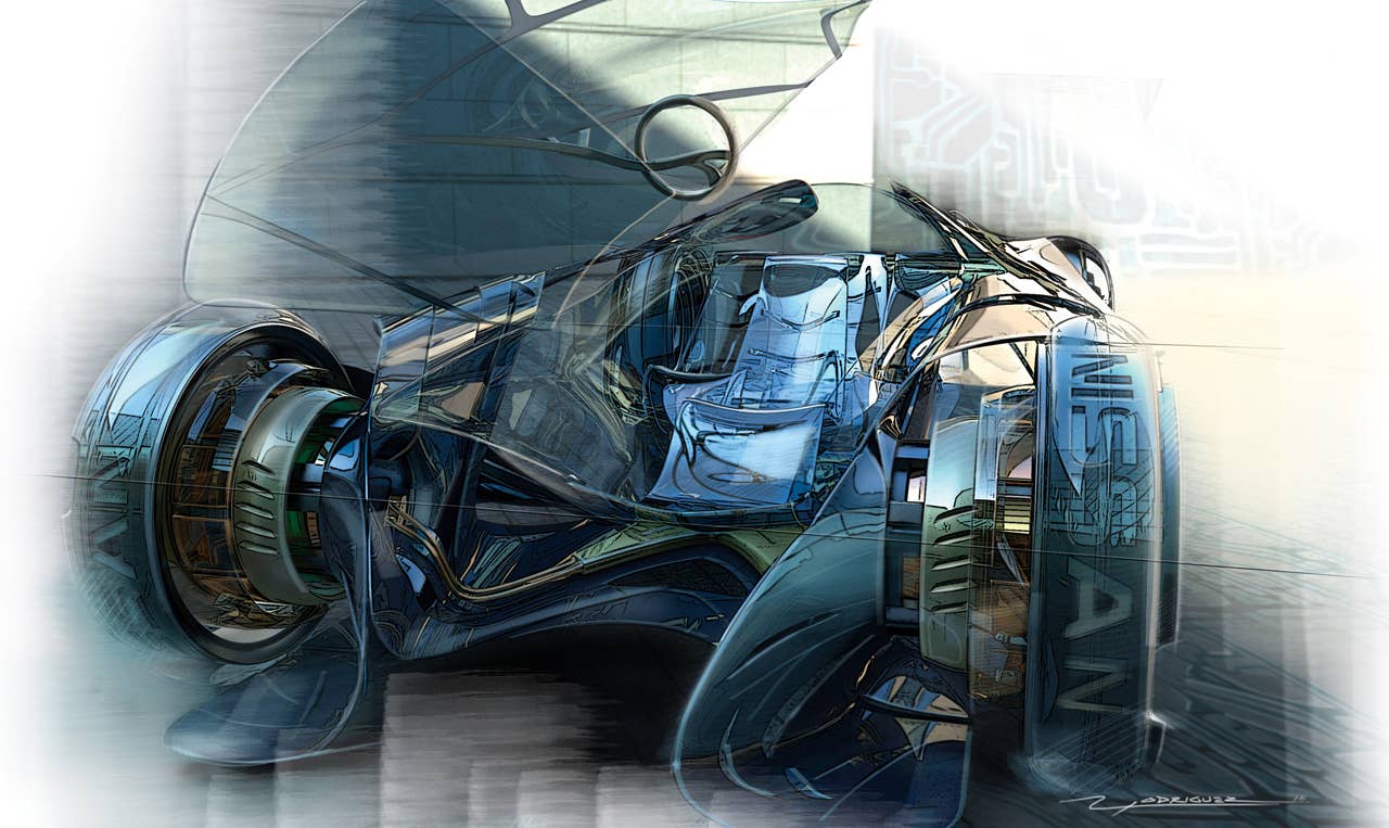 Infused with Nissans heritage of sports and performance, Nissan iV is a high-performance EV inspired by natures intelligent beauty and crafted by human ingenuity. The iV is a super-lightweight sports tourer that showcases organic synthetics, a revolutionary manufacturing technique in which automotive parts are cultivated like agriculture in a 100% sustainable, carbon-neutral process.