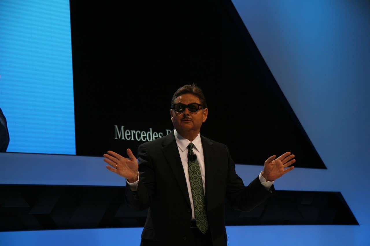 Not quite Avatar, Mercedes offered a 3D video for showgoers