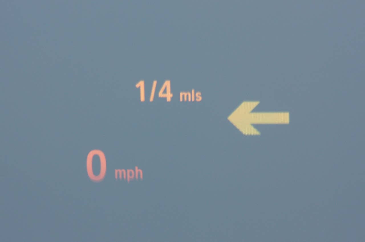 2011 BMW X3 heads up display