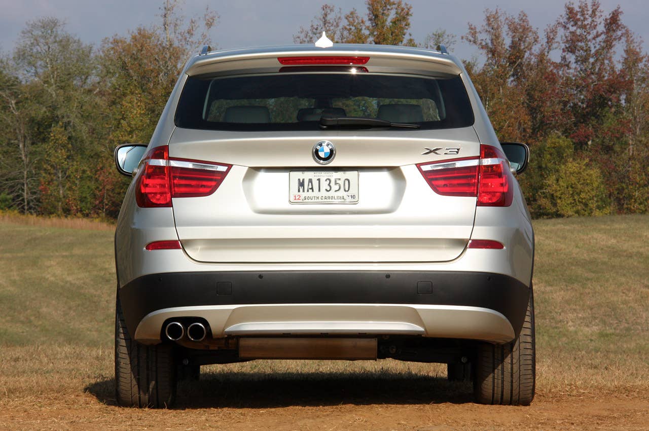 2011 BMW X3 rear view