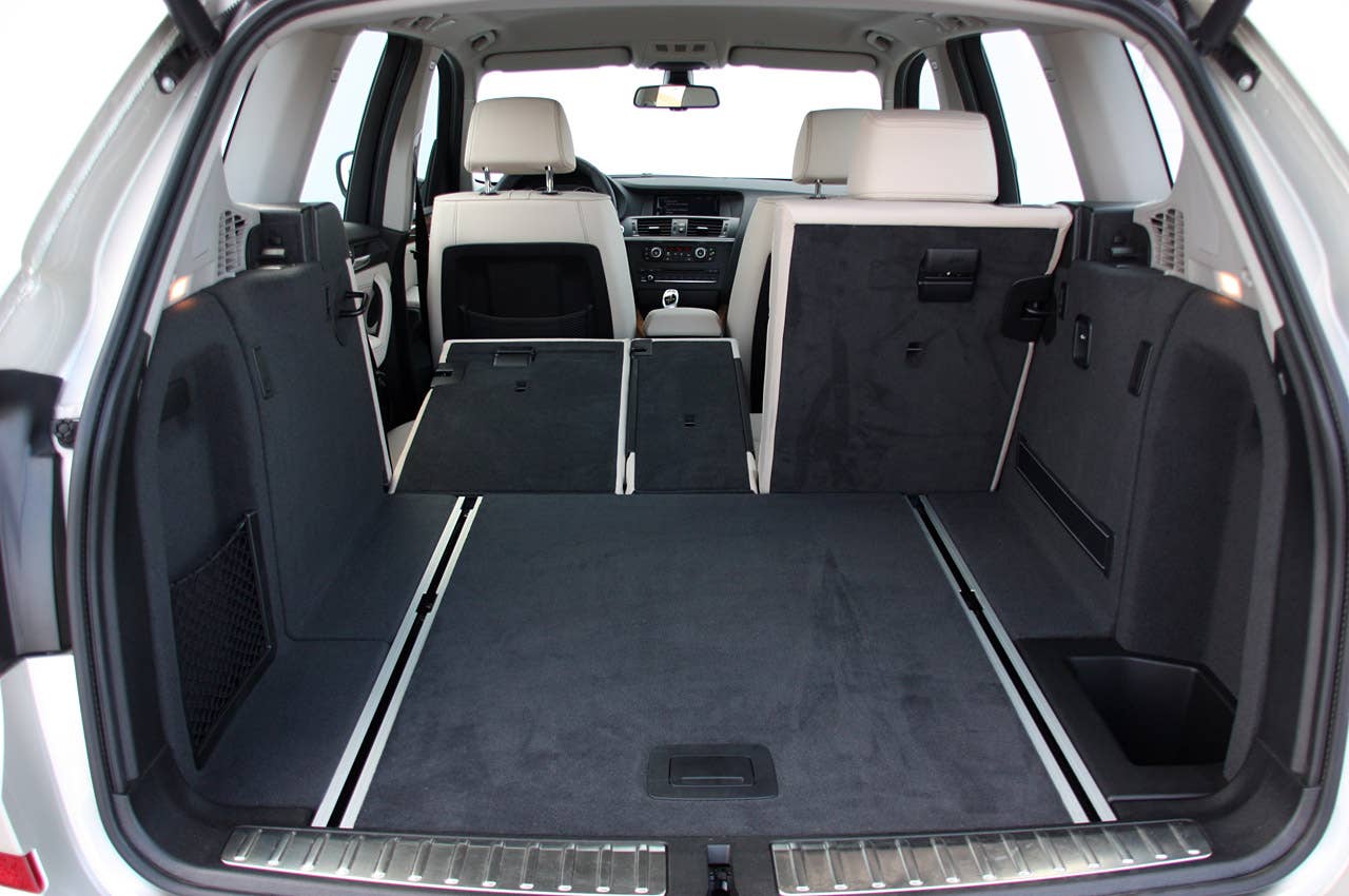 2011 BMW X3 rear storage