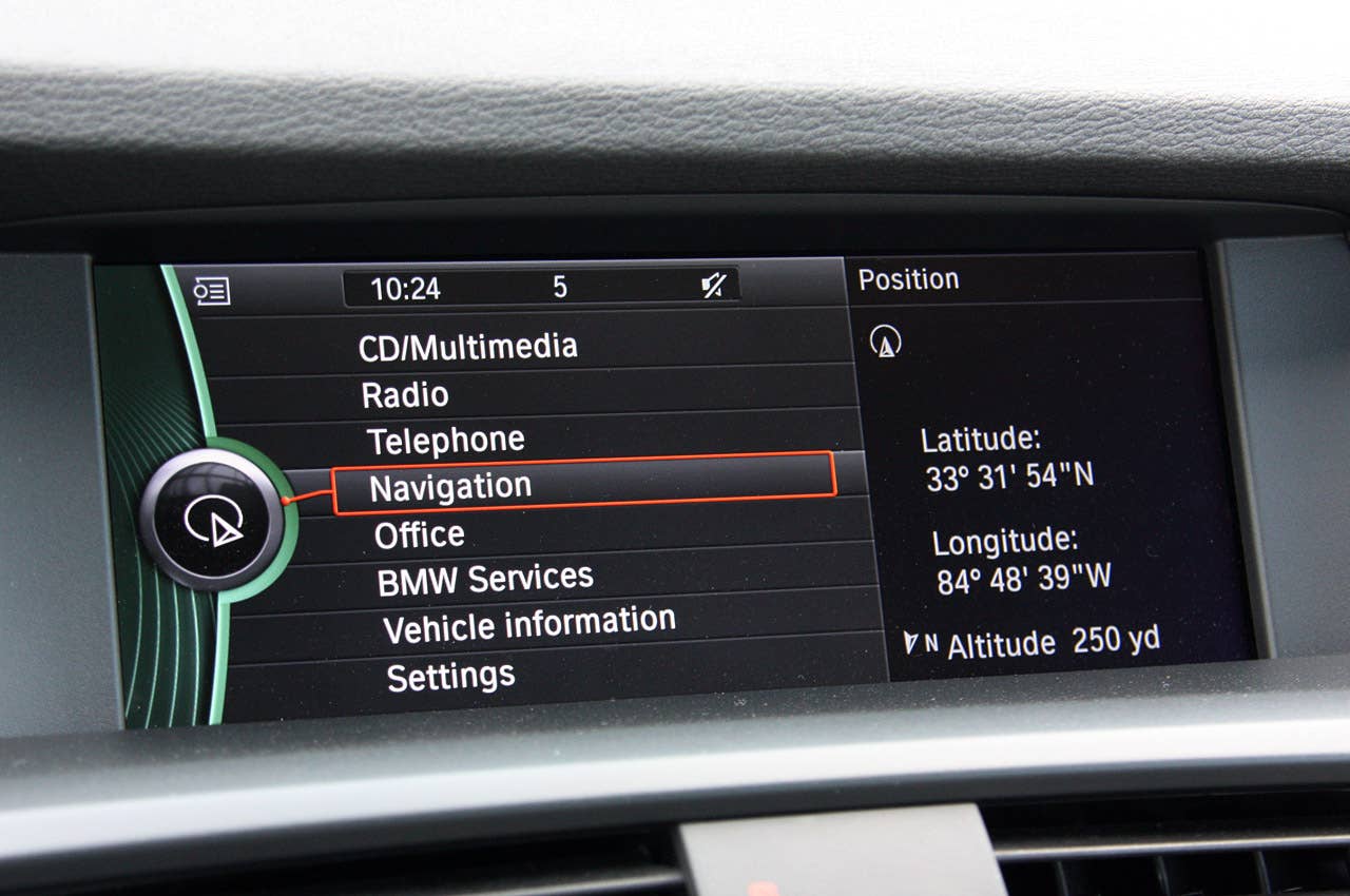 2011 BMW X3 touch screen