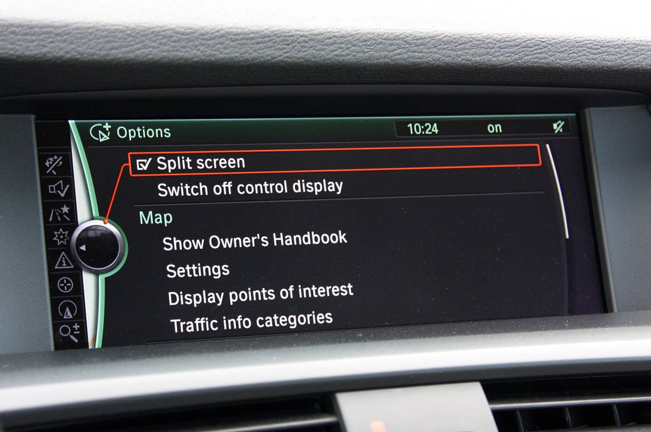2011 BMW X3 touch screen