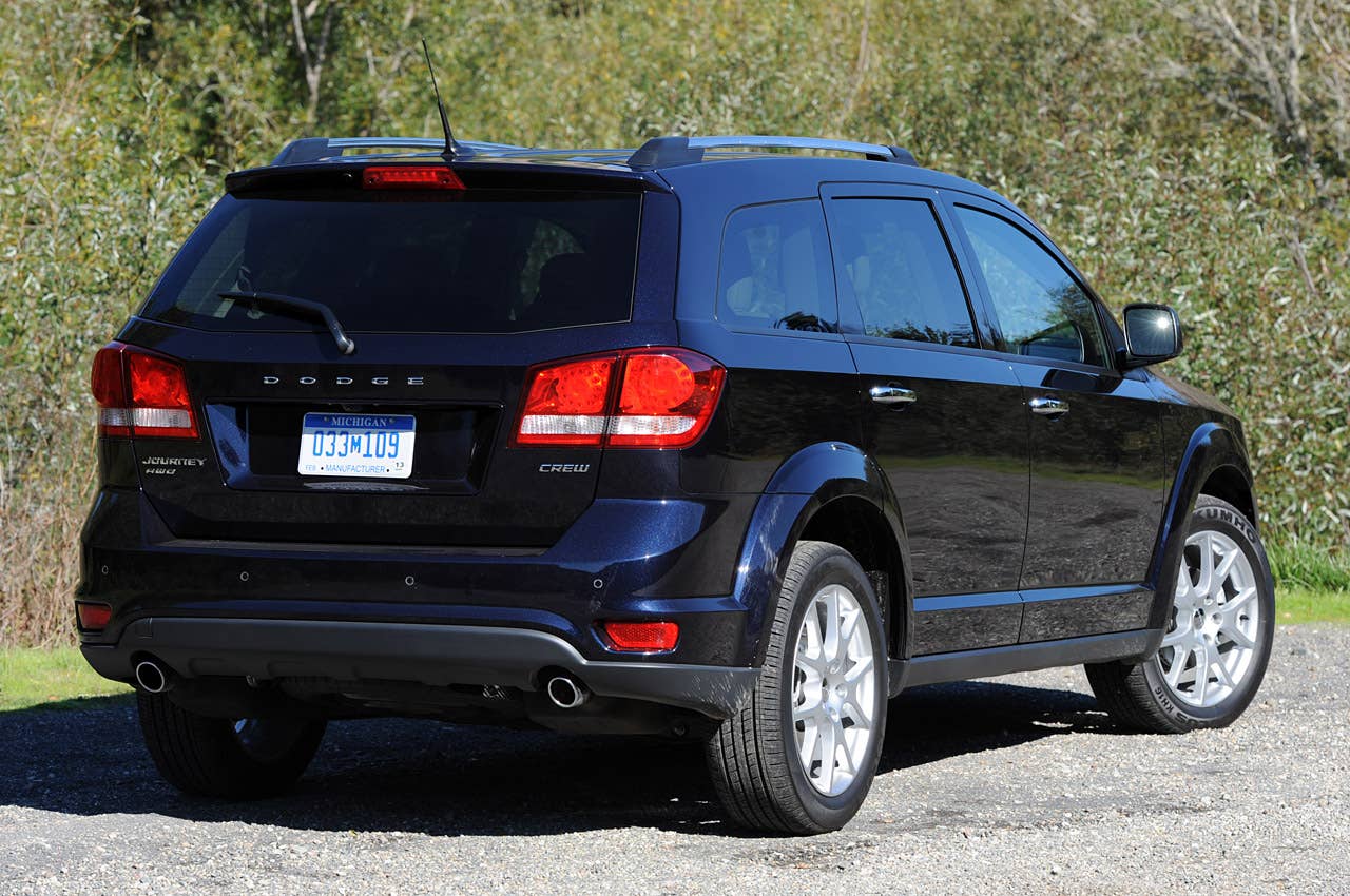 2011 Dodge Journey rear 3/4 view