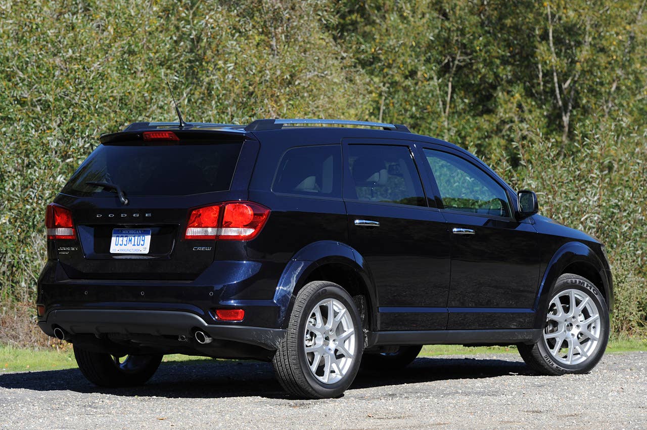 2011 Dodge Journey rear 3/4 view