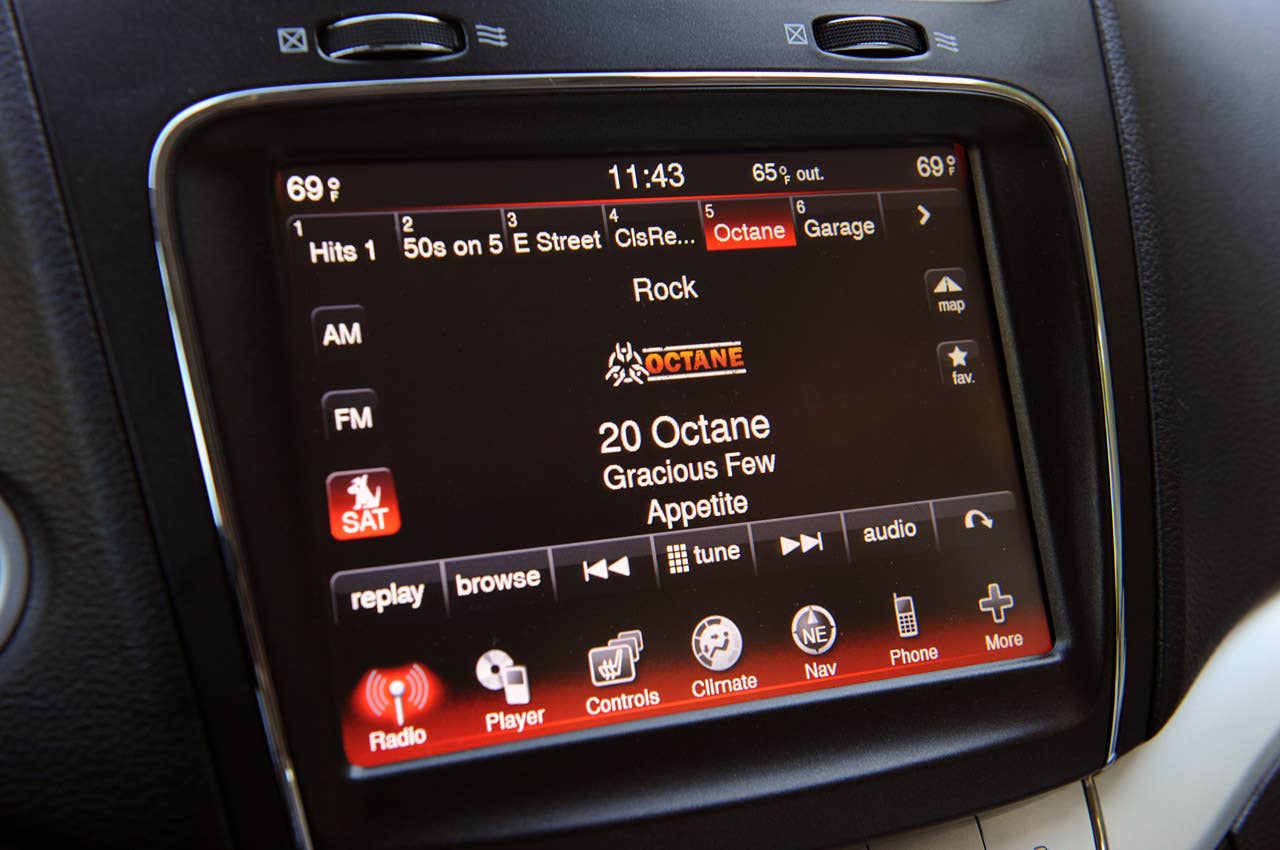 2011 Dodge Journey multimedia system