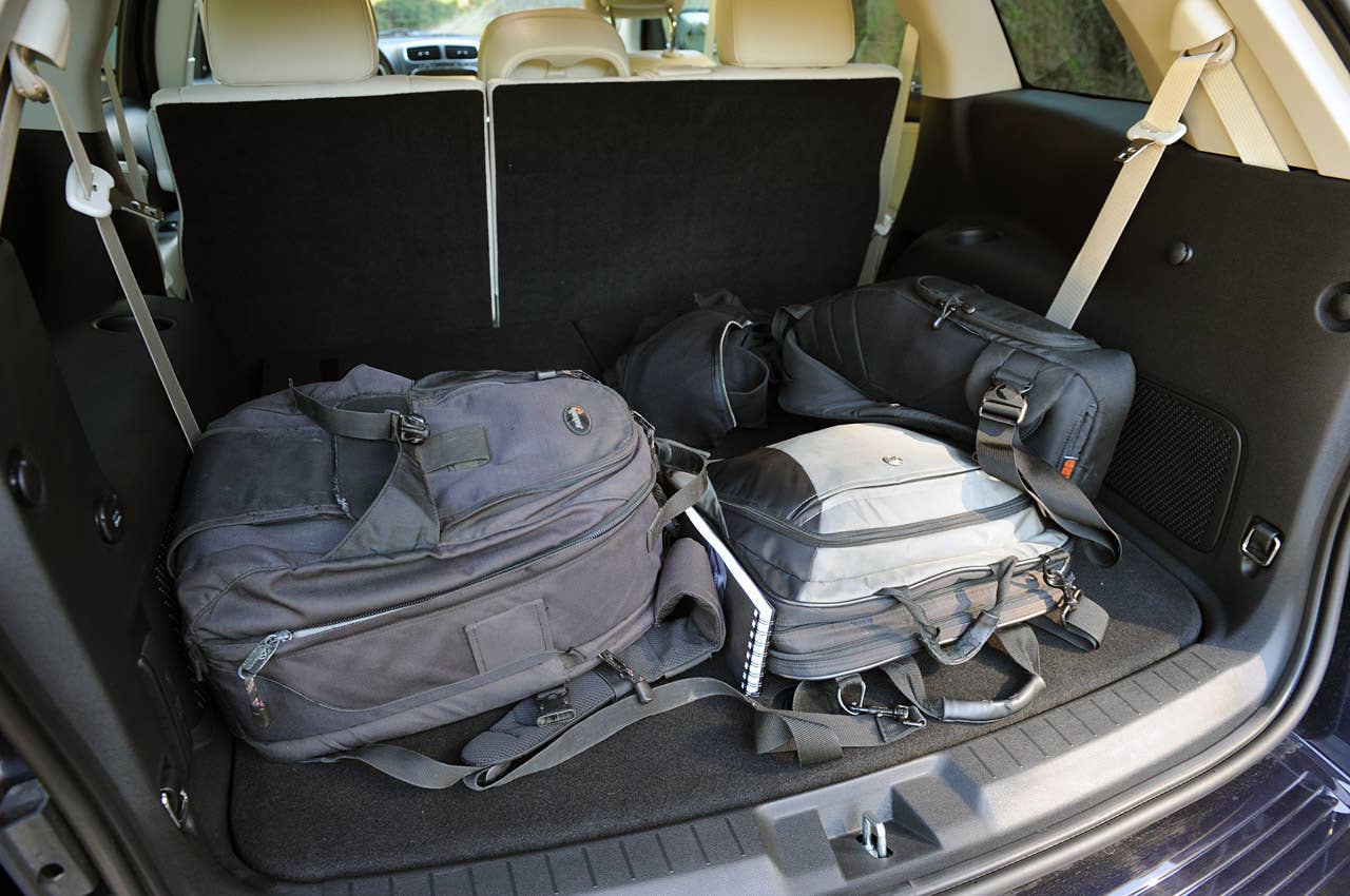 2011 Dodge Journey rear cargo area