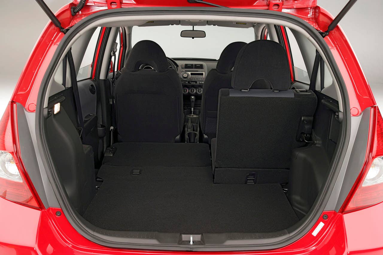 2007 Honda Fit Sport interior.