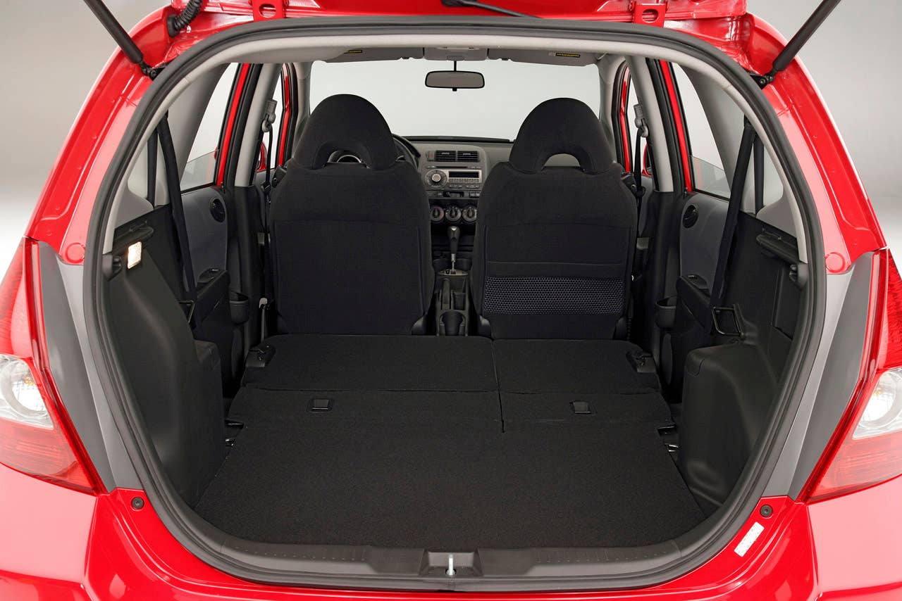 2007 Honda Fit Sport interior.