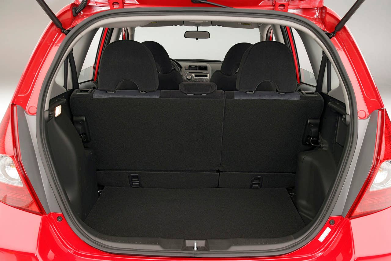 2007 Honda Fit Sport interior.