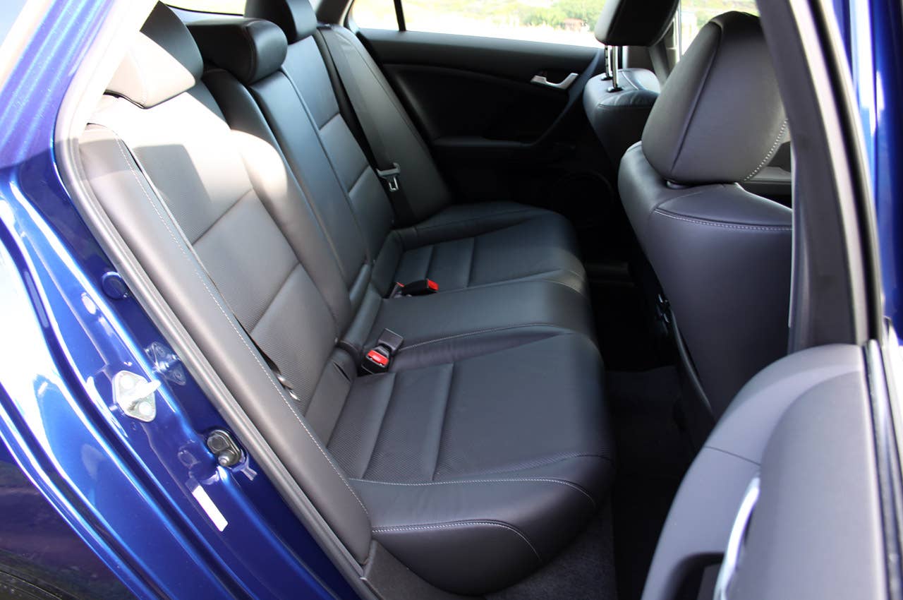 2011 Acura TSX Sport Wagon rear seats