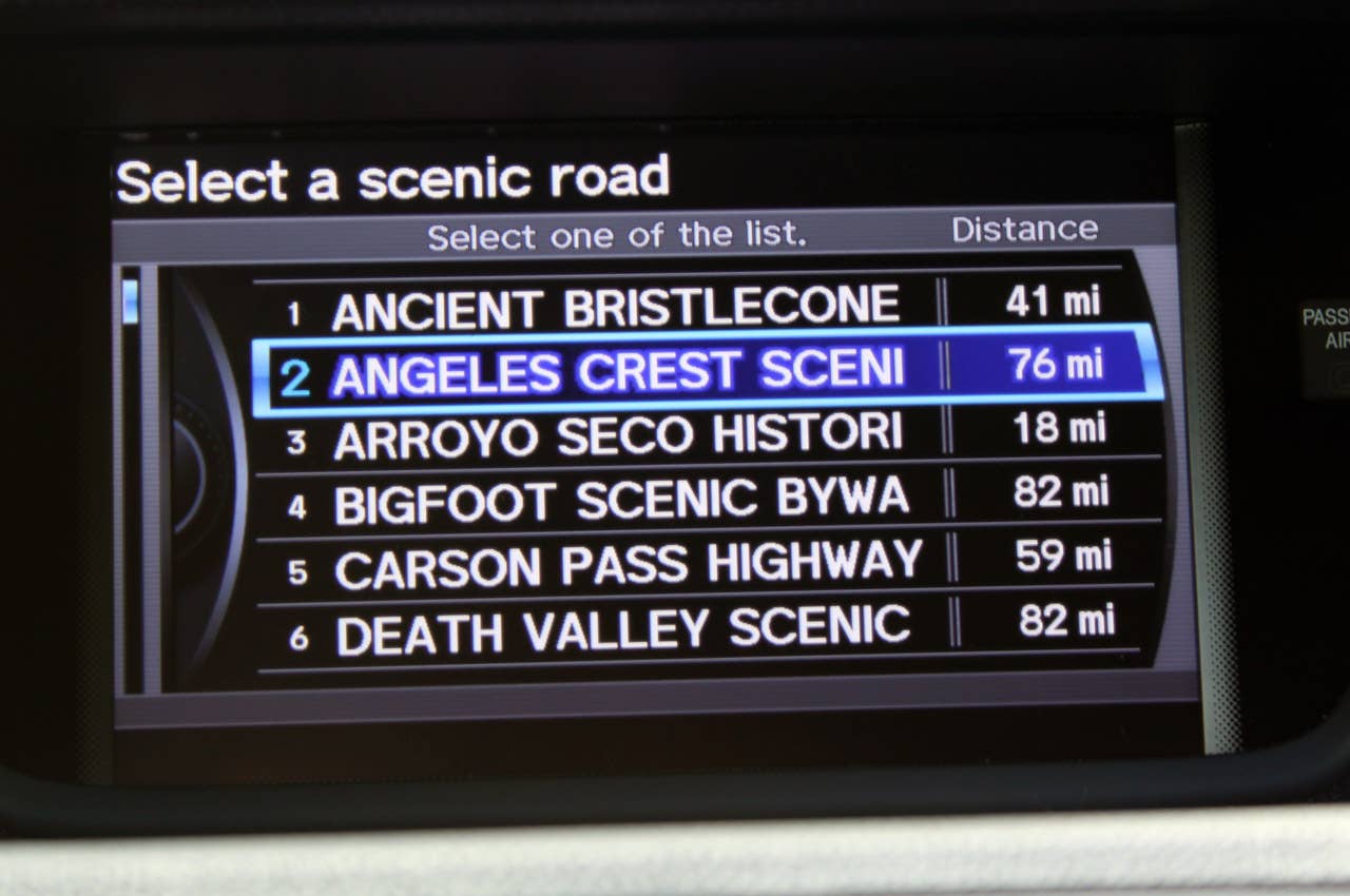 2011 Acura TSX Sport Wagon navigation system