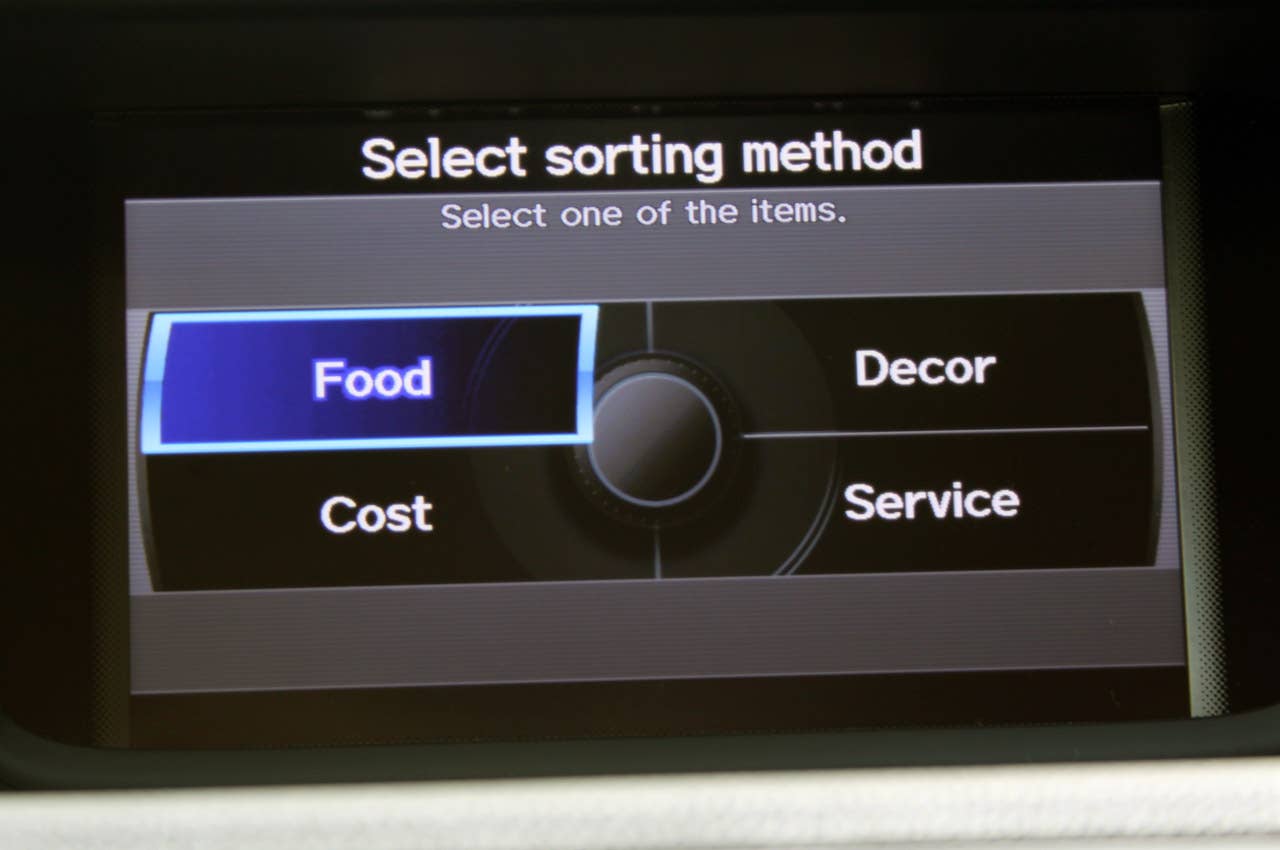 2011 Acura TSX Sport Wagon navigation system