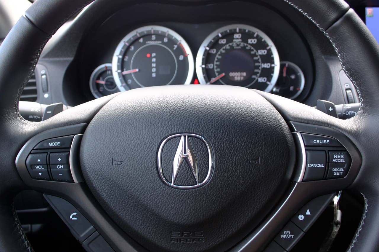 2011 Acura TSX Sport Wagon steering wheel