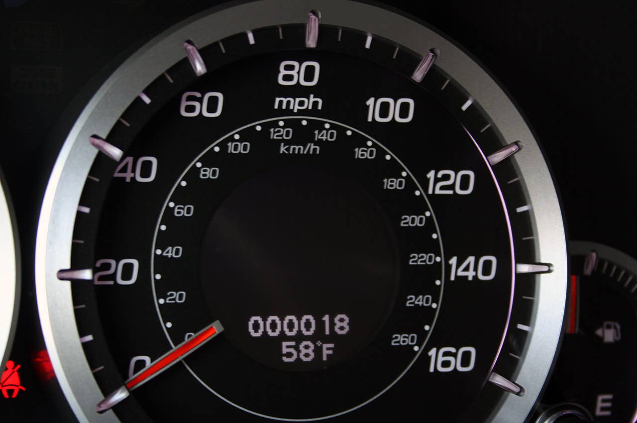 2011 Acura TSX Sport Wagon speedometer