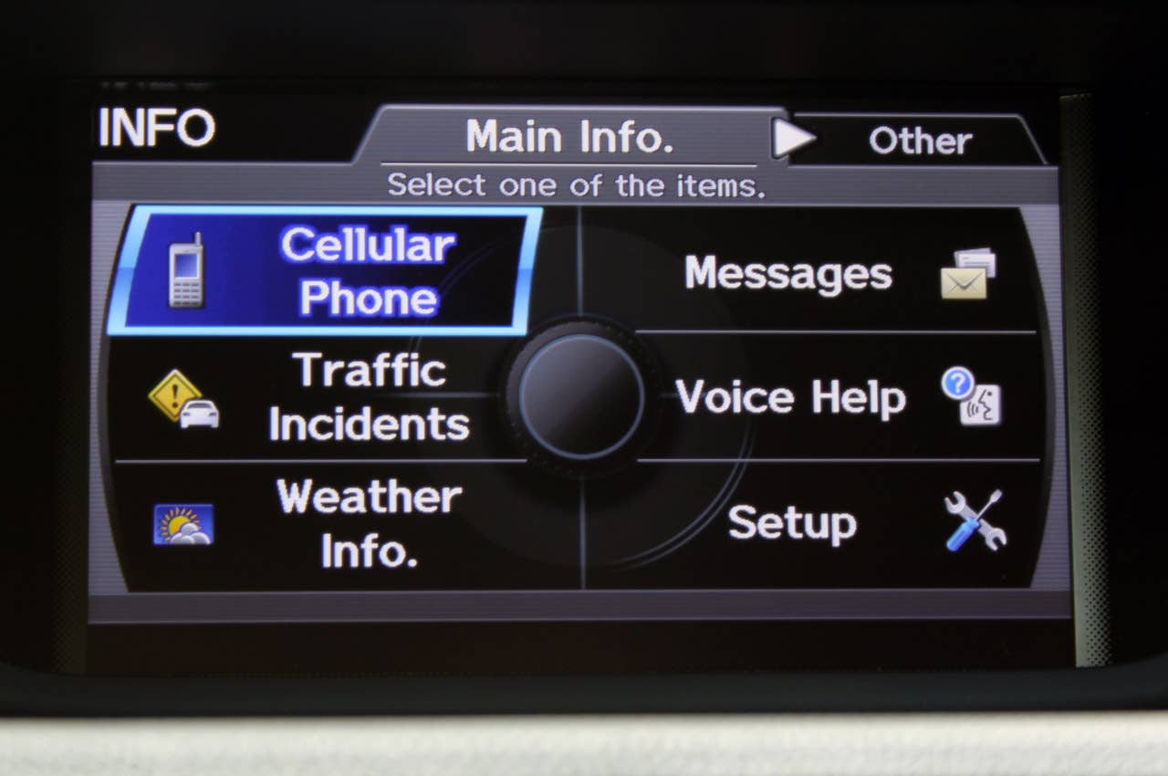 2011 Acura TSX Sport Wagon multimedia system