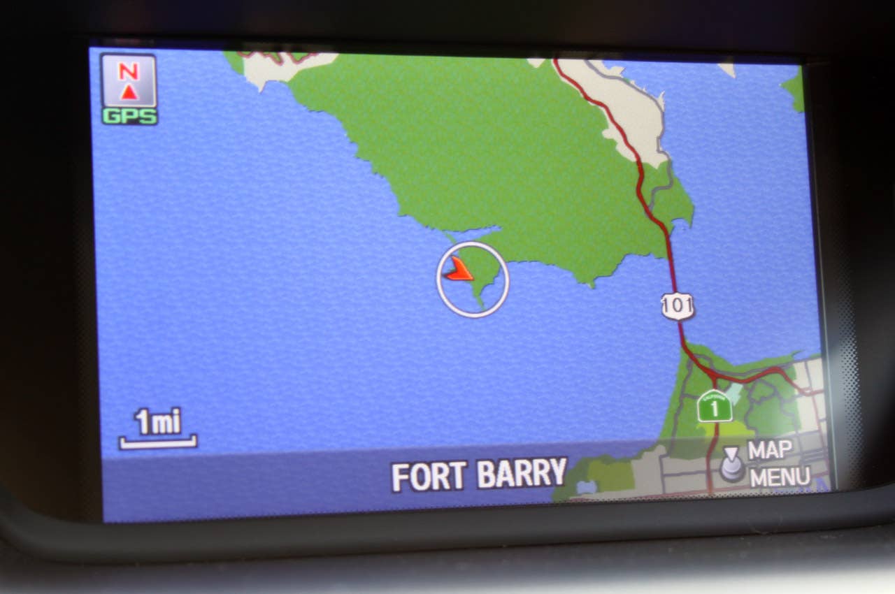 2011 Acura TSX Sport Wagon navigation system