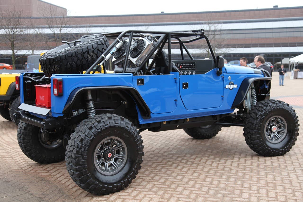 Jeep Wrangler Blue Crush