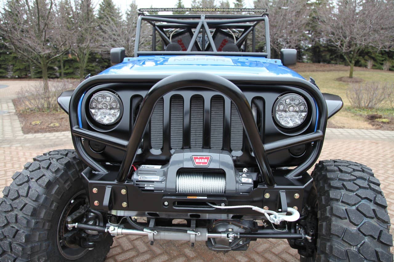 Jeep Wrangler Blue Crush