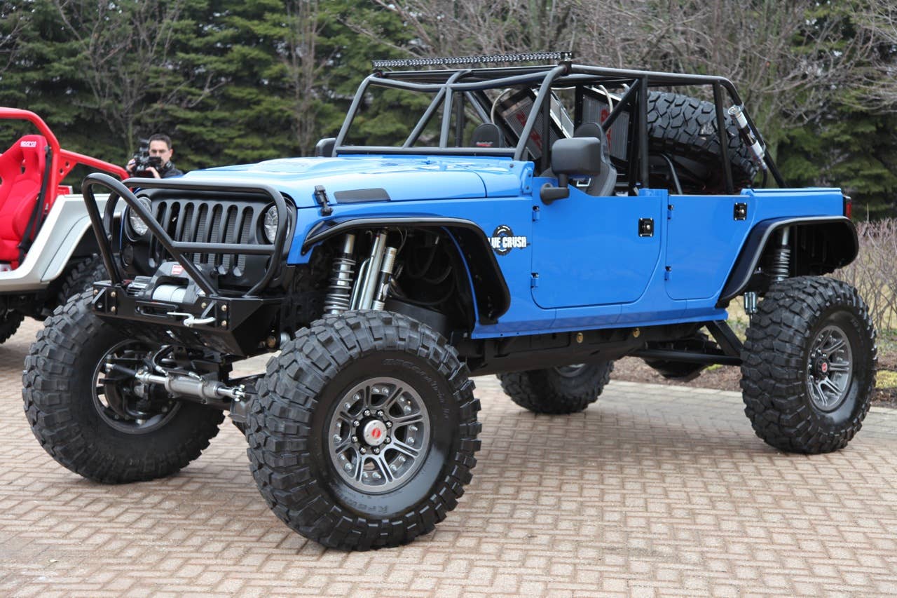 Jeep Wrangler Blue Crush