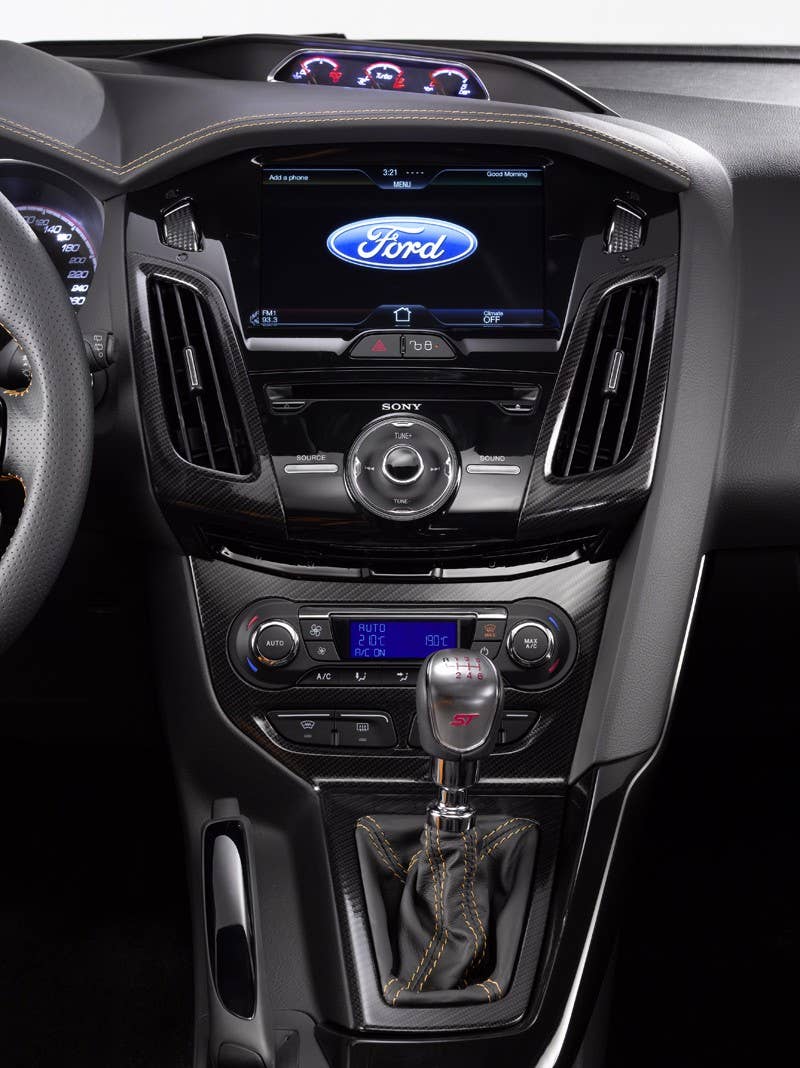 2012 Ford Focus ST interior