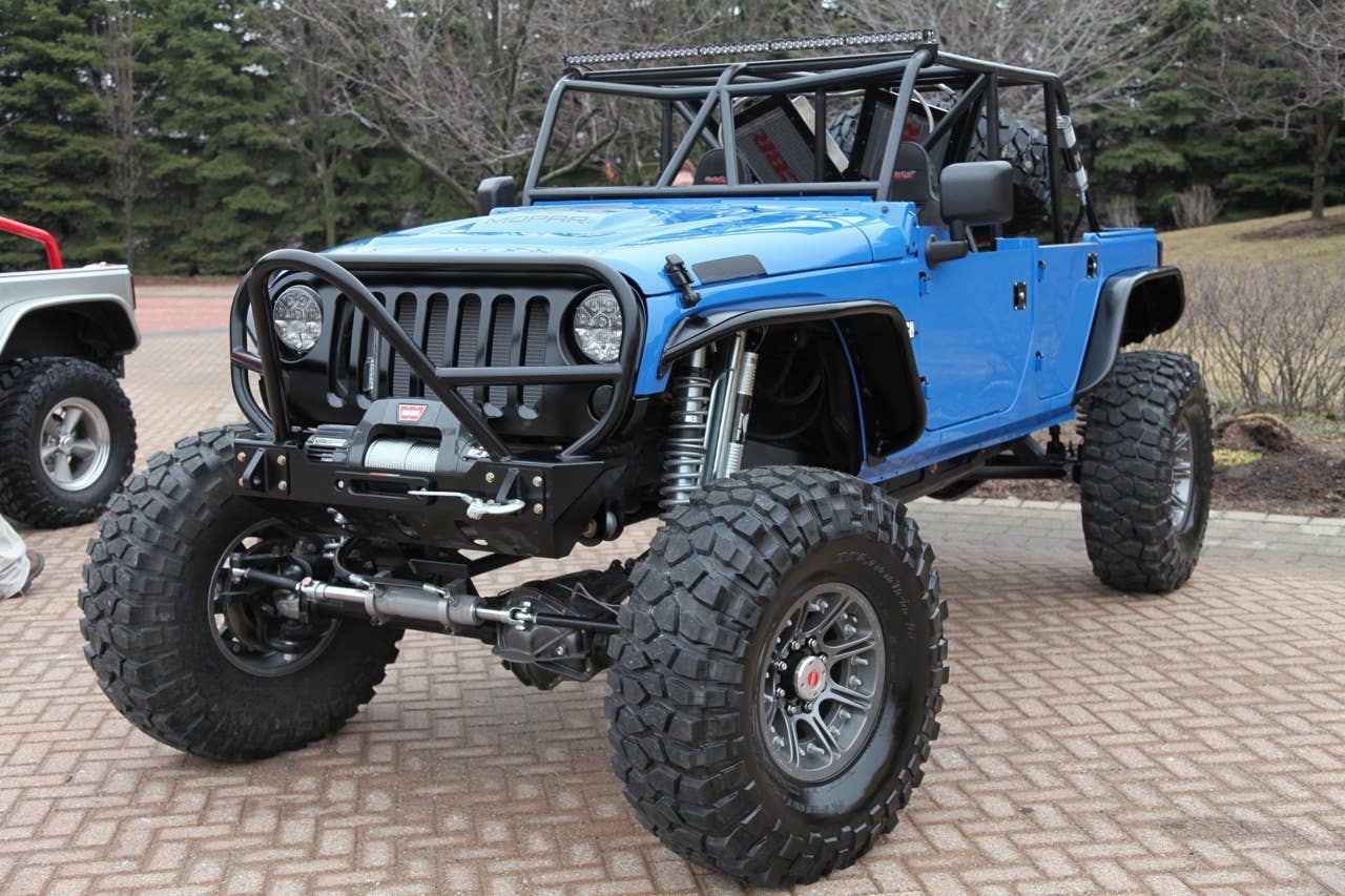 Jeep Wrangler Blue Crush