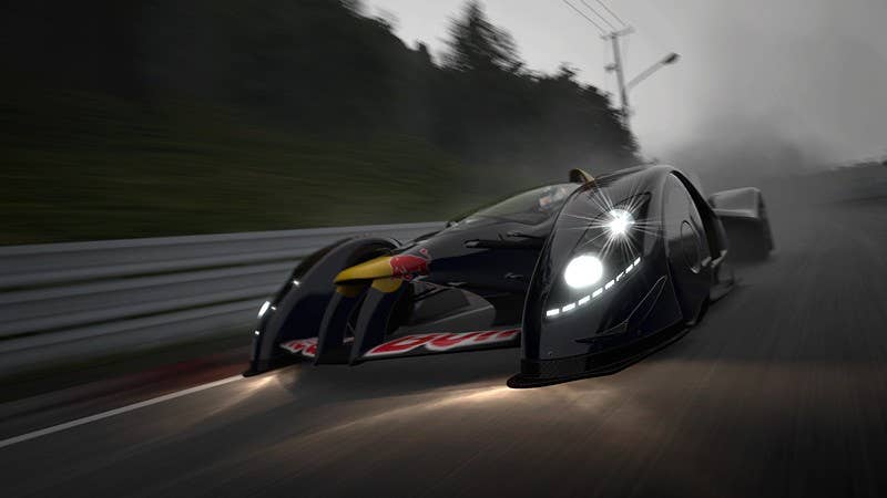 Red Bull X1 Prototype at night