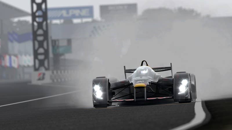 Red Bull X1 Prototype in weather