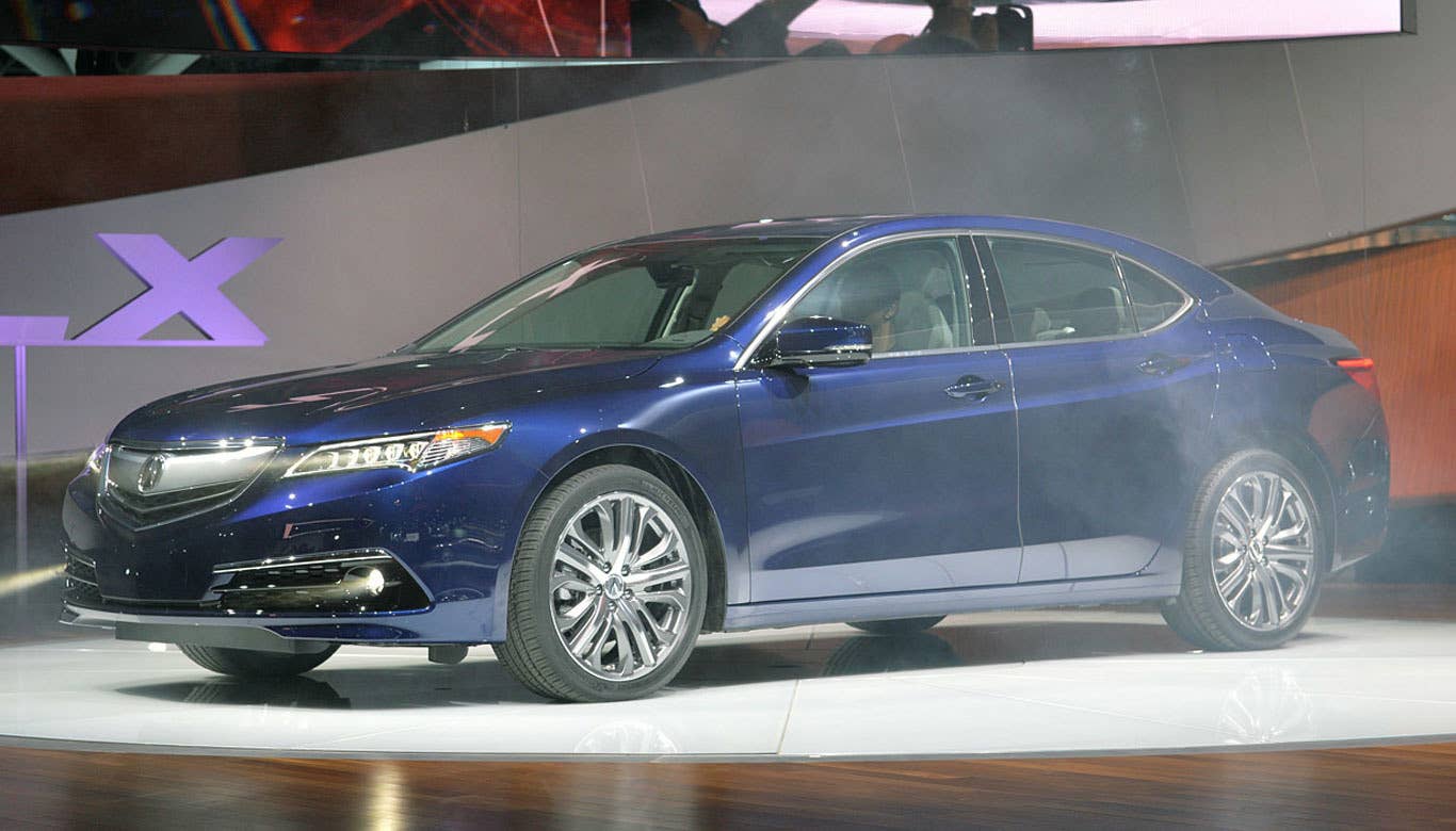 The Acura TLX is going to replace both the Acura TL and TSX in the brand's line. The car will probably be perfectly fine, but Acura needs to do more than that if it wants to compete with the likes of Audi, Lexus and BMW. There's simply nothing here that truly piques our interest.  Power comes from either a 2.4-liter naturally aspirated inline-four with 206 horsepower, or a 3.5-liter V6 with 290 hp. The brand is finally ditching its six-speed transmission, offering a new eight-speed, dual-clutch gearbox with the 2.4-liter engine, and a swanky new nine-speed automatic with the 3.5-liter V6.  Read More Acura TLX Information Acura TLX Photos