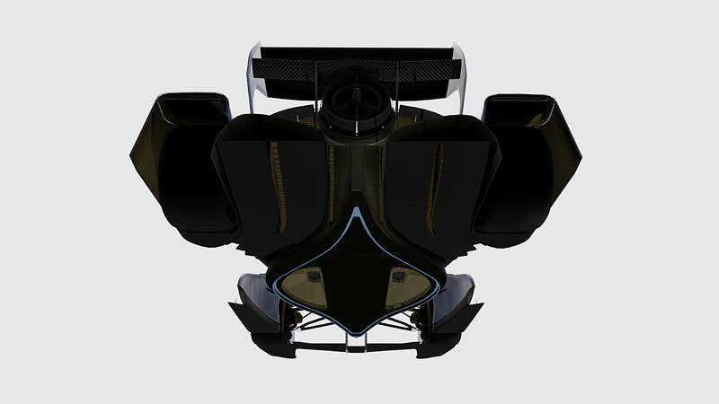Red Bull X1 Prototype from below