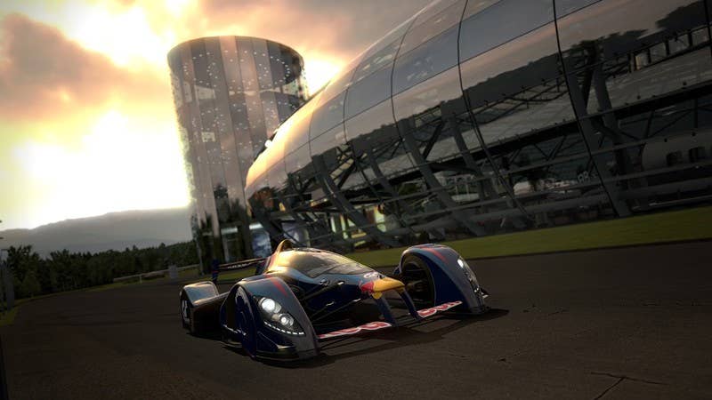 Red Bull X1 Prototype on track
